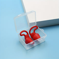 Silicone Waterproof Swimming Earbuds with Clear Case