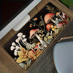 Cartoon Mushroom Pattern Mouse Pad Keyboard Pad