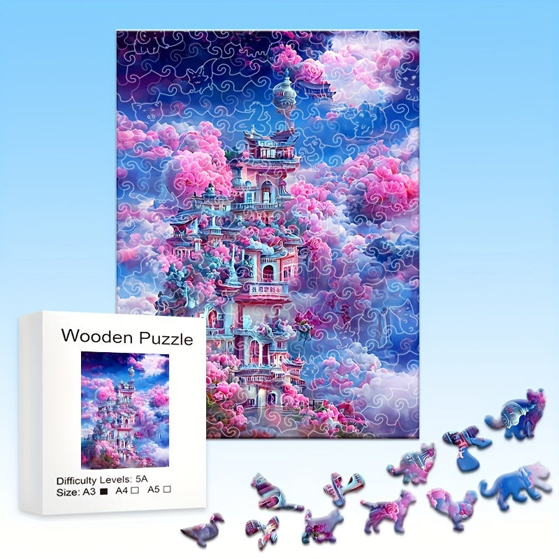 Dreamy Series Wooden Puzzles Educational Toys Holiday Party Toys Christmas