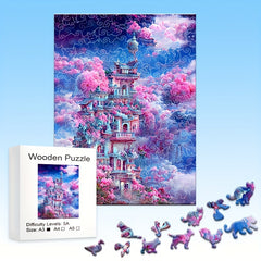 Dreamy Series Wooden Puzzles Educational Toys Holiday Party Toys Christmas