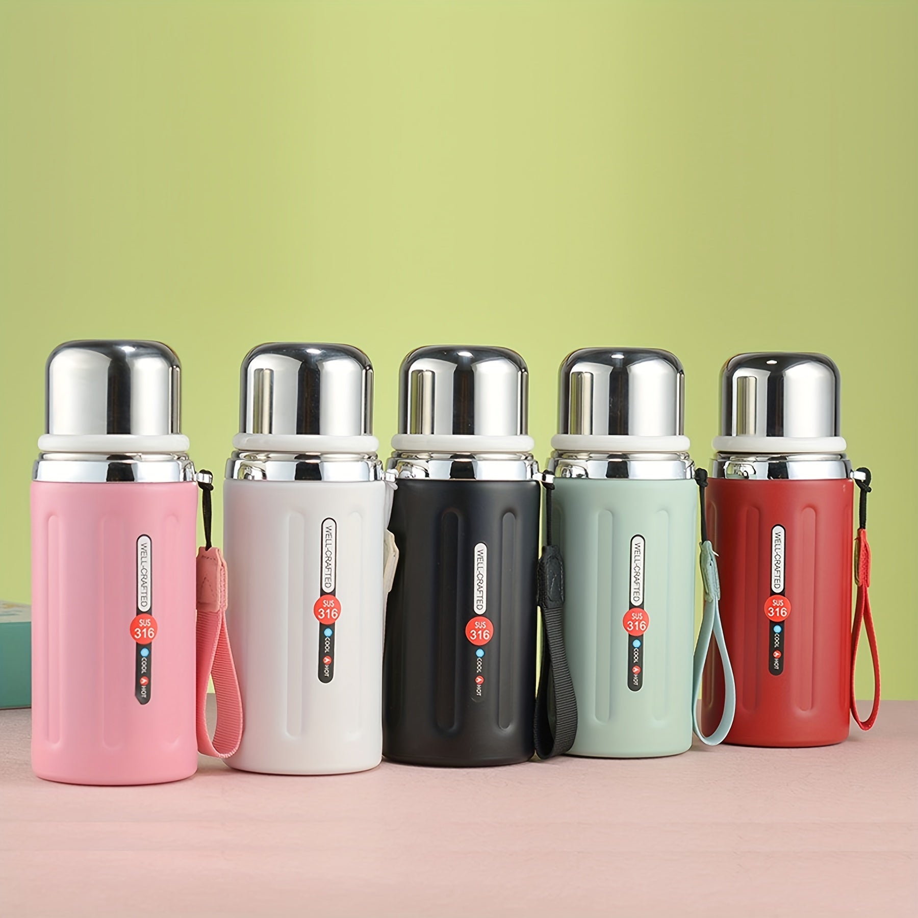 Stainless Steel Insulation Cup Sports Water Bottle 800ml