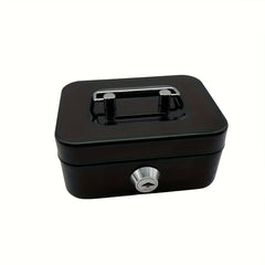 Stainless Steel Lockable Piggy Bank with Key Lock for Cash Coins & Valuables