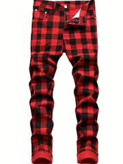 Men's Slim Fit Retro Stretch Jeans - All Seasons