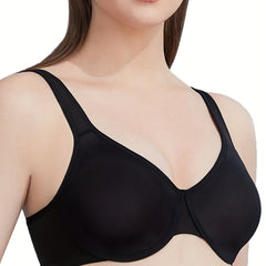 Solid T Shirt Bra Push Up Women's Lingerie