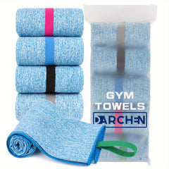 5pcs Gym Sports Towels Quick Drying Sweat Absorbing Towel For Exercise