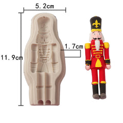 Silicone Christmas Guard Fondant Cake Chocolate Molds DIY Fondant Tools