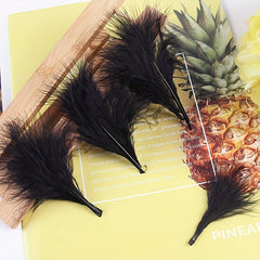 20pcs Natural Red Turkey Feathers 8-15.4inch DIY Crafts Decoration