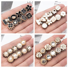 40pcs Anti Exposure Buckle Removable Button for Women Shirts Dresses