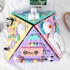 DYZI Busy Board Pyramid Cube Toddlers Educational Toys