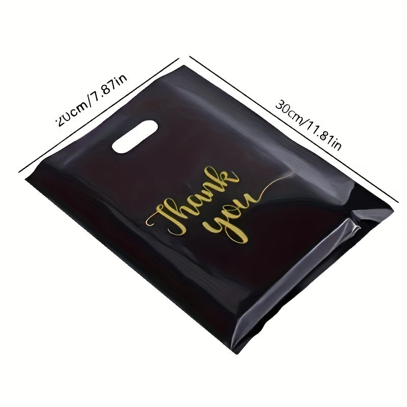 100pcs Reusable Plastic Gift Bags - Perfect for Boutiques & More