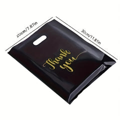 100pcs Reusable Plastic Gift Bags - Perfect for Boutiques & More