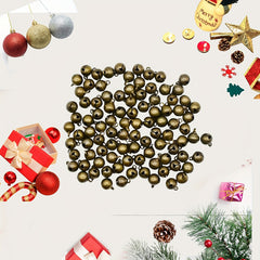100pcs Mini Retro Bronze Small Bells For DIY Christmas Bracelet Necklace