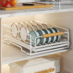 Kitchen Drain Dish Rack Iron Plate Drying Rack Large Capacity Dish Drainer