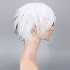 Men's Short Synthetic Hair Wig for Cosplay Halloween Anime Party