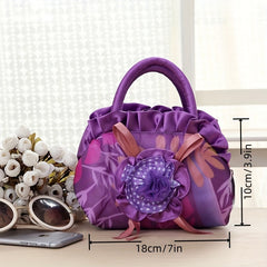 Mini Flower Lace Handbag Key Coin Purse Women's Phone Bag