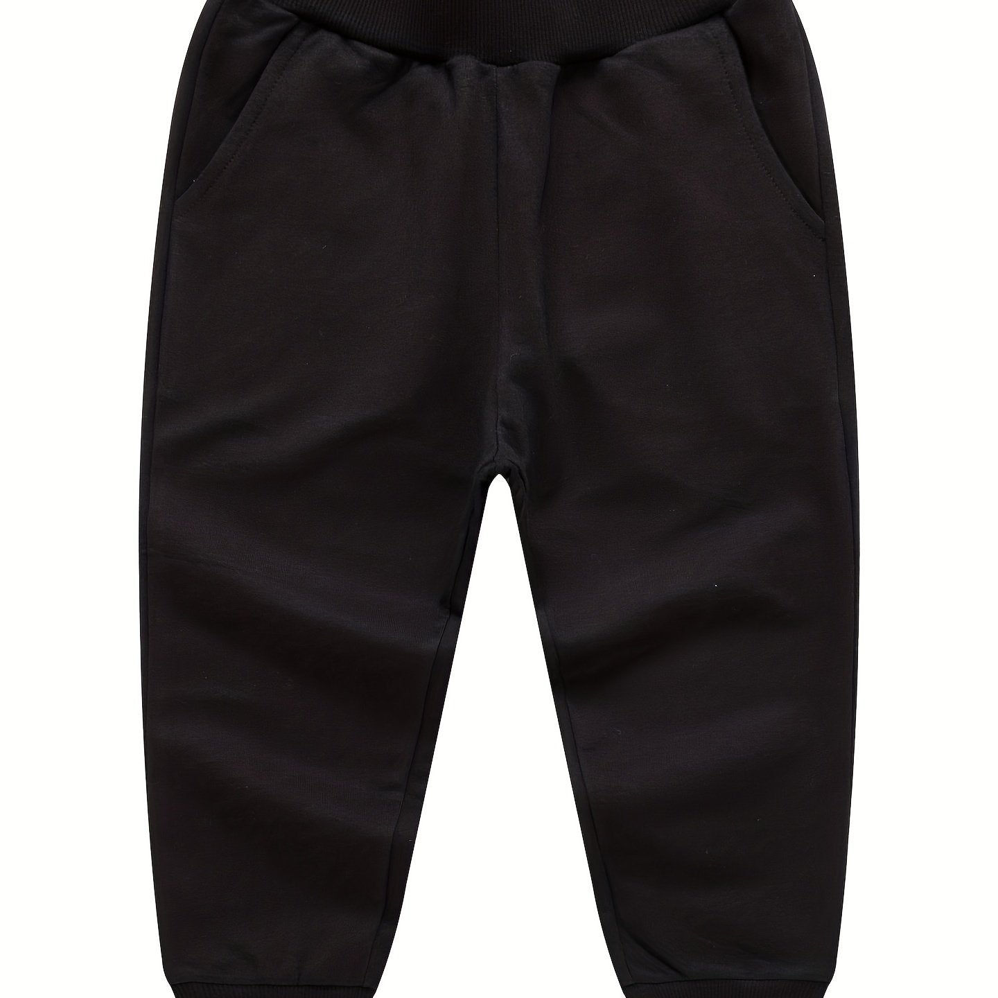 Boys Active Cotton Sweatpants Elastic Waist Sports Pants