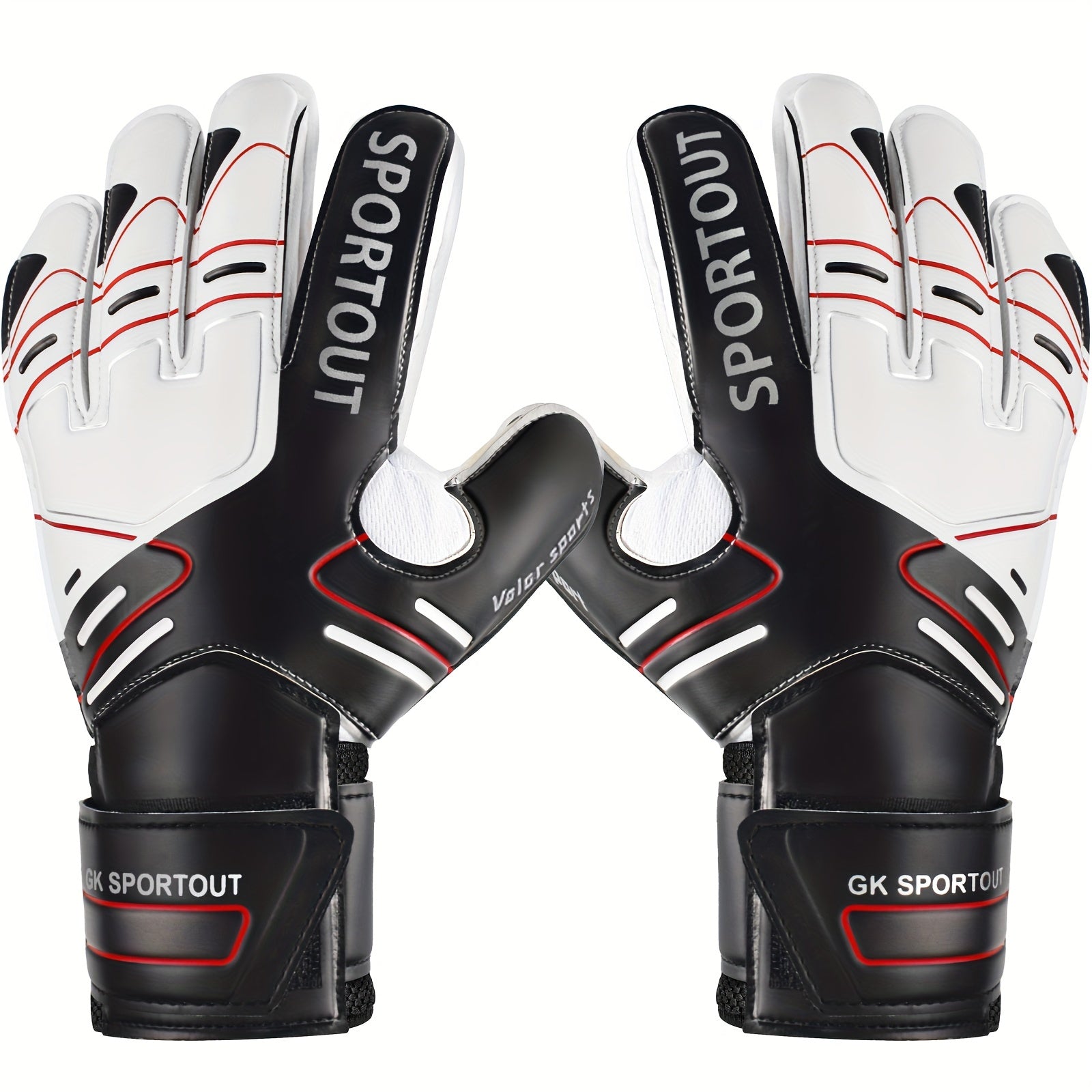 Goalkeeper Gloves Strong Grip Beginner Football Great Protection