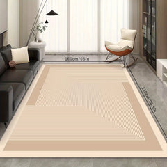 Modern Nordic Area Rug Non slip Geometric patterned Living Room Bedroom Mat