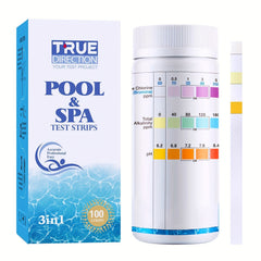100pcs Hot Tub Test Strips 3 In 1 Pool Test Strips Accurate