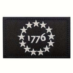 1776 Military Embroidered Patch for Jackets Vests Hats