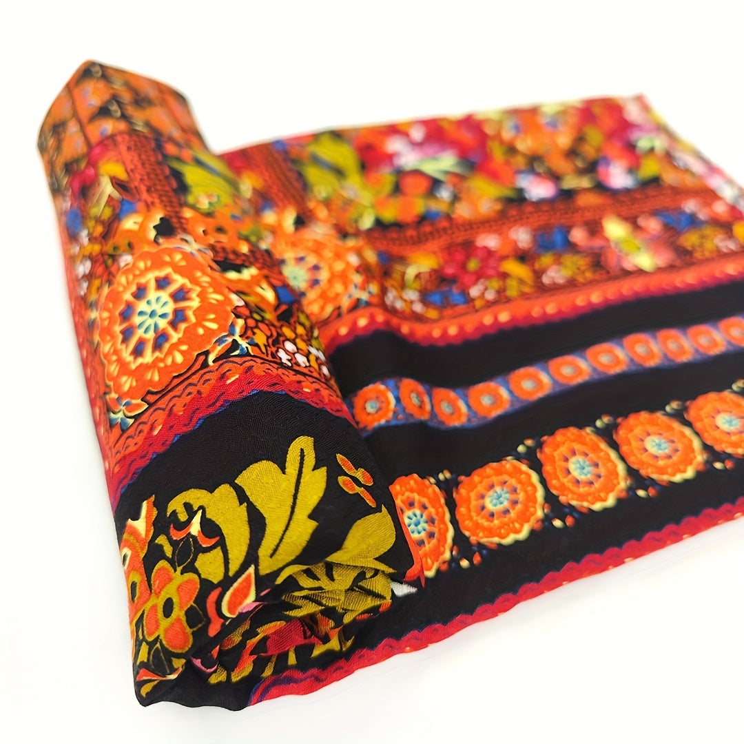 1yd Jacquard Artificial Cotton Fabric DIY Hand Cloth Dress Pants Bedding