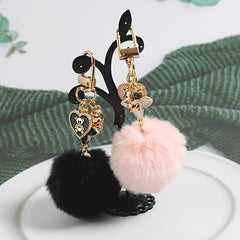 Love Heart Bear Keychain Bag Purse Charm Accessories