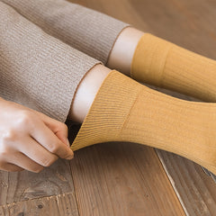 Cotton Comfy Mid Tube Socks Women's Stockings