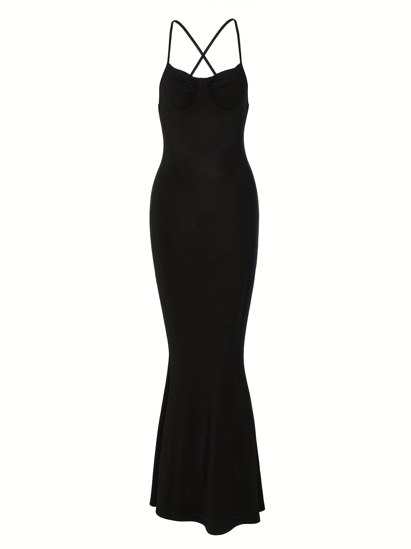 Cross Back Halter Dress Sleeveless Dress for Spring & Summer