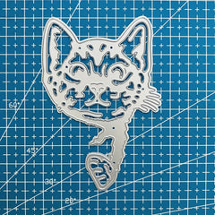 Cat Pattern Metal Die Cuts for Card Making DIY Scrapbooking Album Paper Crafts