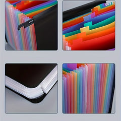 Hangable Organ Bag 25 Grids A4 Portable Paper Document Storage