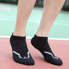 Men's Thick Padded Sports Socks Polyester Ankle Socks