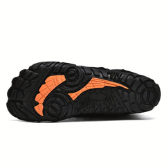 Men's Snow Boots Adjustable Buckle Warm Fleece Non slip Ankle Boots