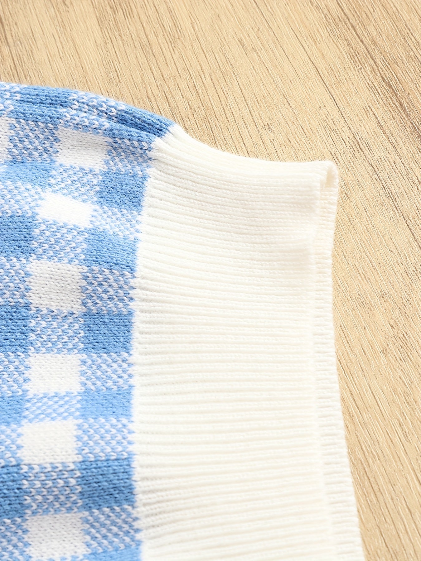 Baby Boys Cotton Plaid Sweater Top Kids Pullover