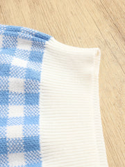 Baby Boys Cotton Plaid Sweater Top Kids Pullover
