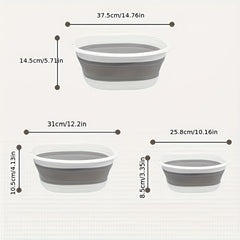 Foldable Basin Portable Face Washing Basin for Outdoor Travel Camp