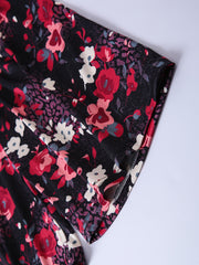 Floral Print Lounge Shorts Set