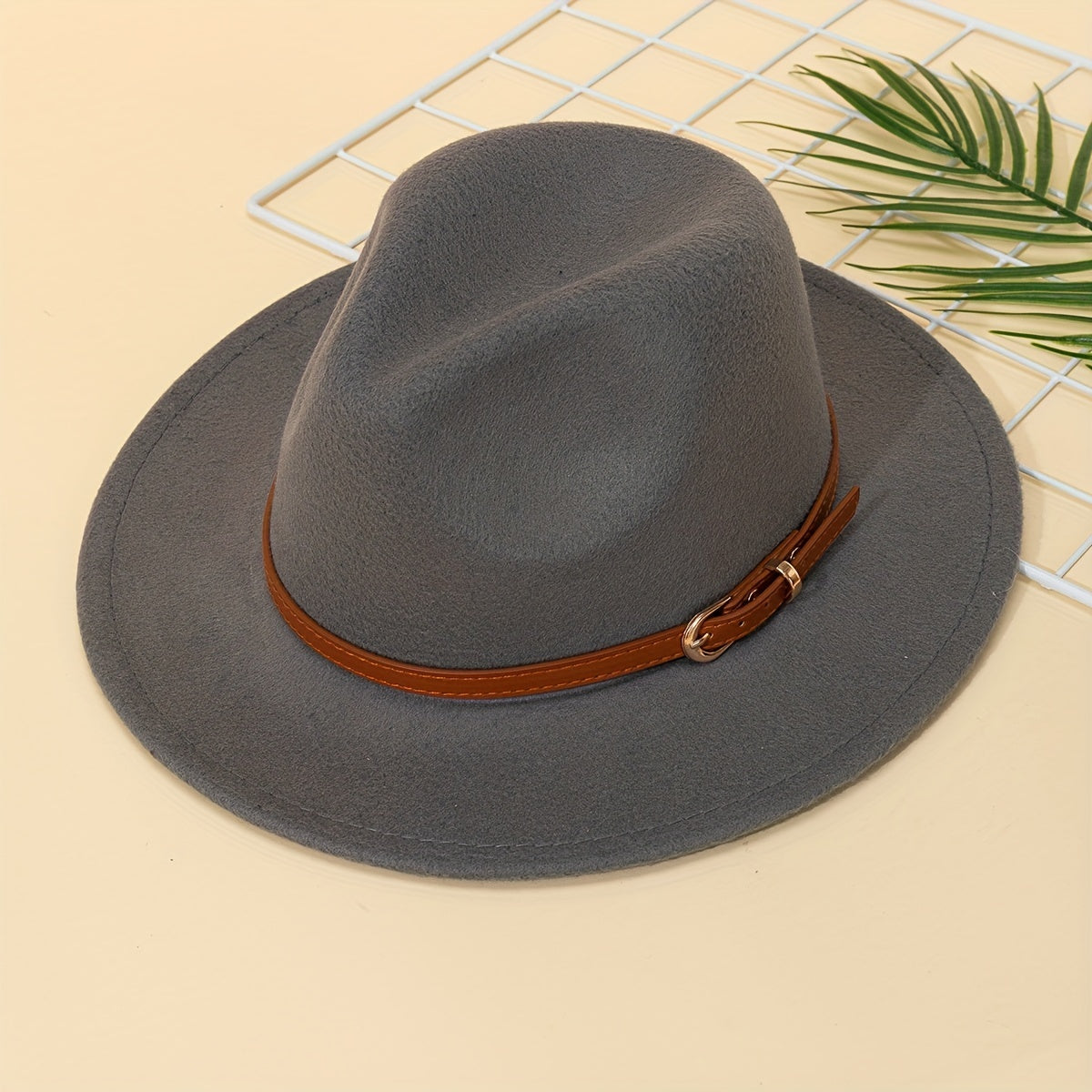 Kids Flat Brim Fedora Hat For Girls Toddler Children Special Occasion Party