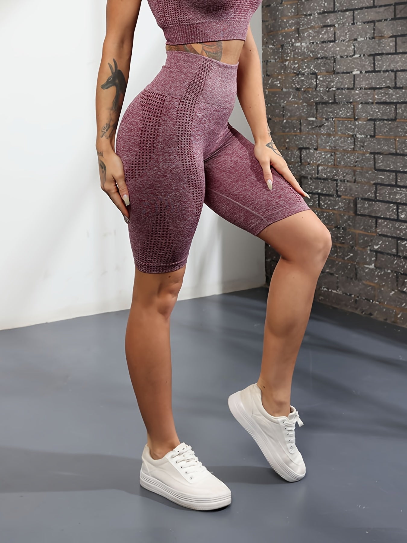 Tummy Control Seamless Yoga Shorts High Waist Activewear