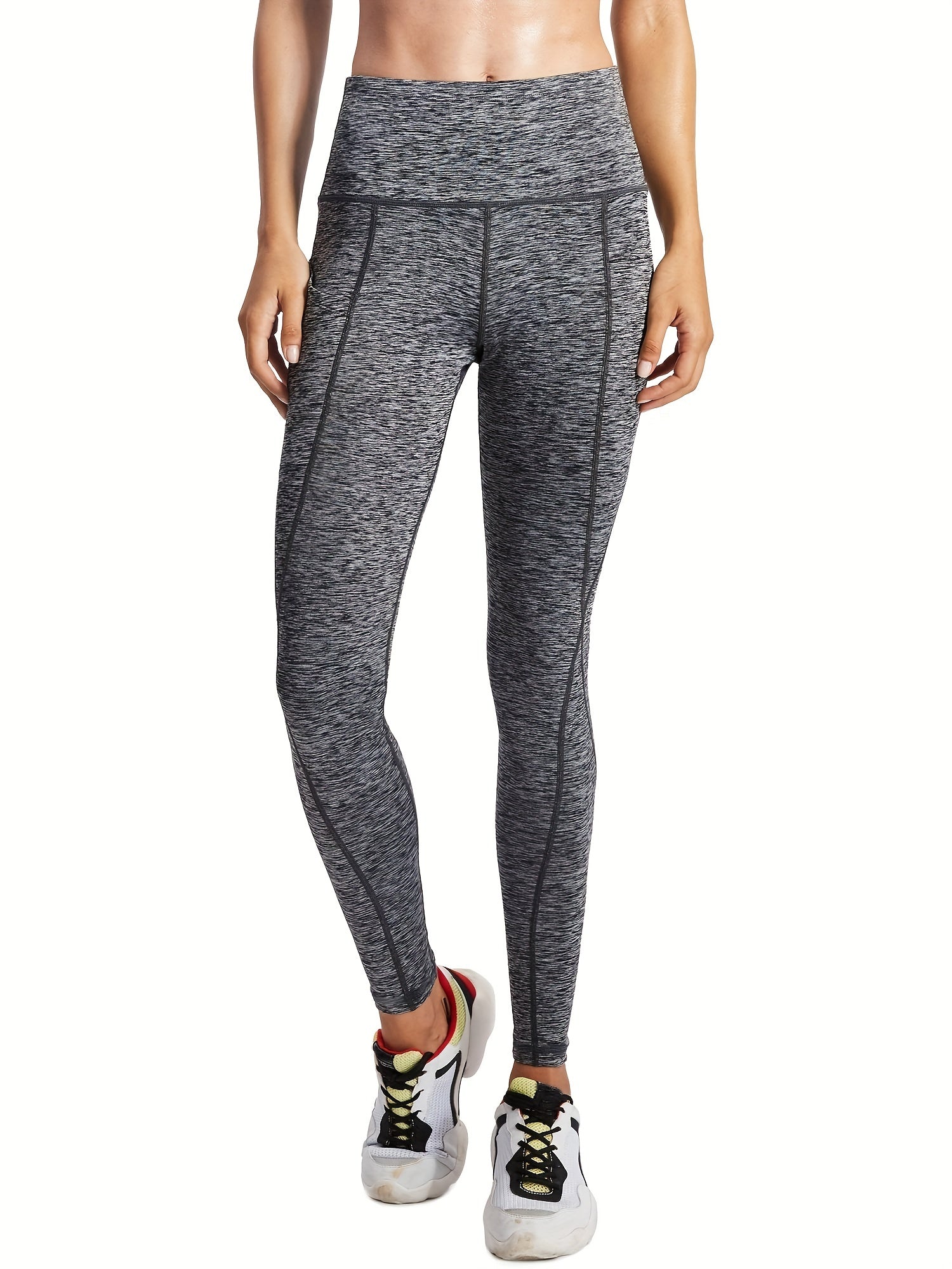 High Waist Yoga Pants with Pockets for Women