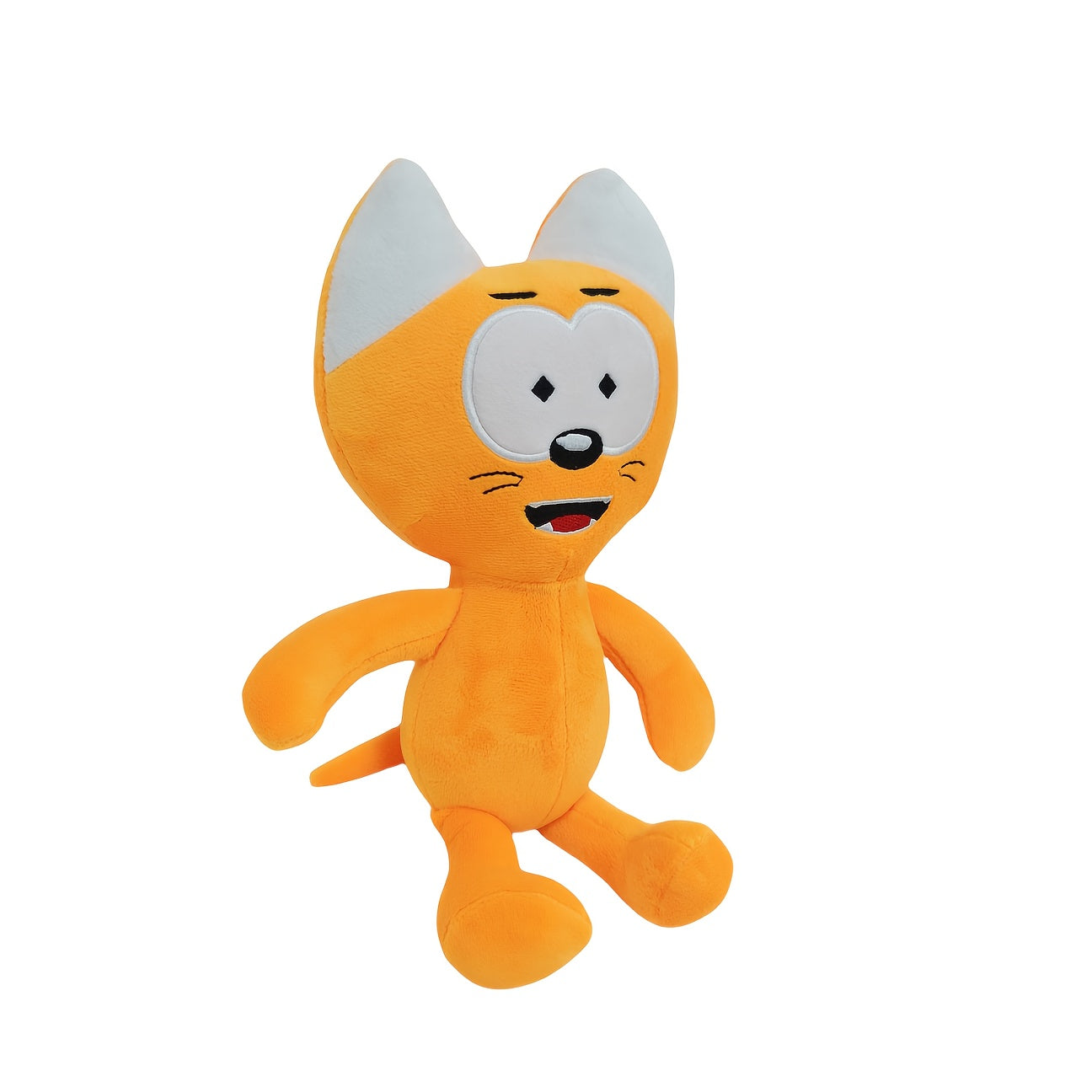 Yellow Kote Kitty Plush Toy Soft Stuffed Animal Doll for Room Decor