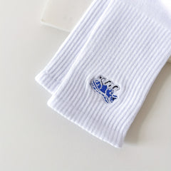 6 Pairs Fox Embroidery Socks - Comfy & Breathable Mid Tube Women's Stockings