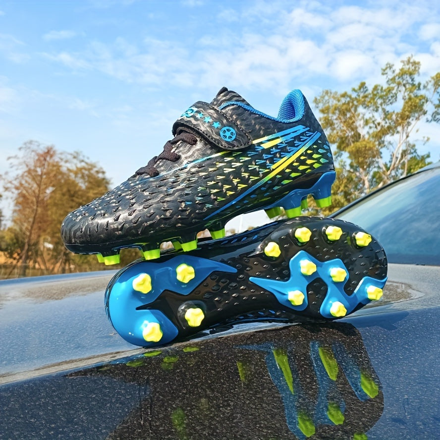 Kid's Spike Football Cleats Non Slip Outdoor Soccer Shoes