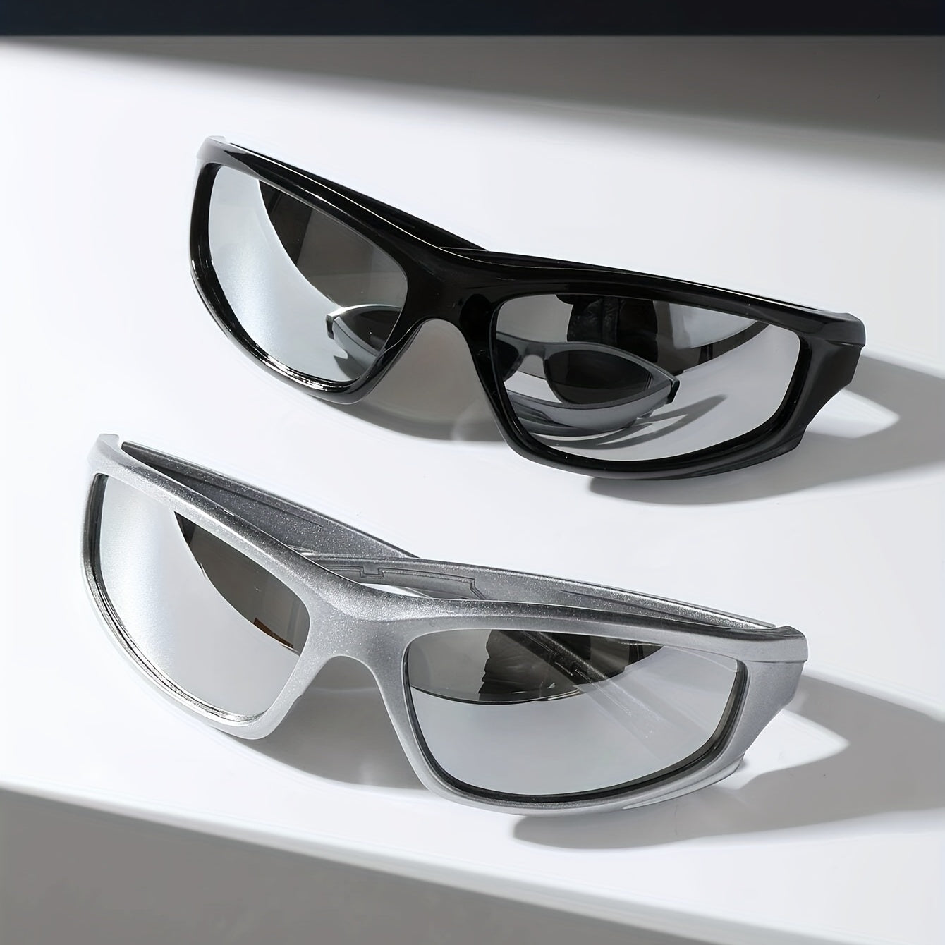 Silver Future Sense Y2K Men's Cycling Goggles