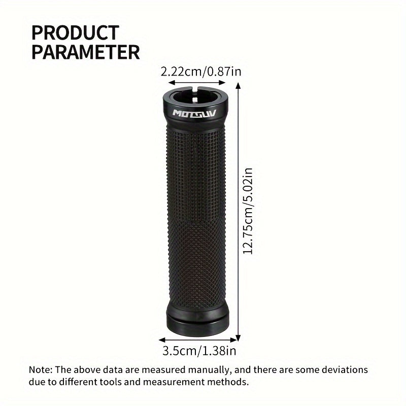 MTB Handlebar Grips Aluminum Locking Non-slip Shock Absorption
