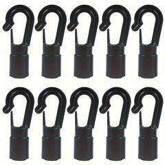 10-20 Pack 8mm Elastic Water Resistant Rope Hooks for Kayaks