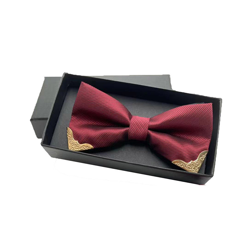 Women's Bow Metal Decor Solid Polyester Bow Tie Party Supplies