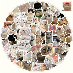 60pcs Animal Stickers Vinyl Decals for Laptop Skateboard Bumper Girl