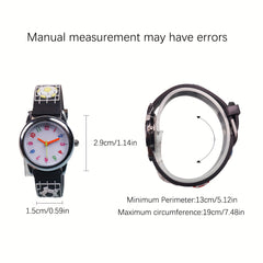 3D Printed Sports Style Student Wristwatch Gift