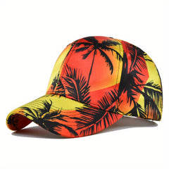Casual Sunscreen Graffiti Print Baseball Cap Personality Cap Sun Visor