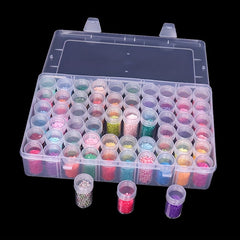 30-60pcs Mini Storage Bottle Diamond Painting Organizer DIY Rhinestone Art